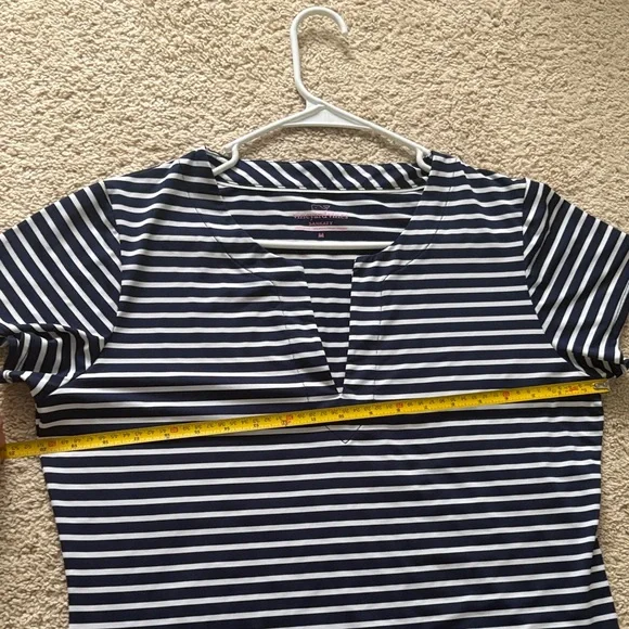 Vineyard Vines Navy and White Striped Top - Picture 6 of 12